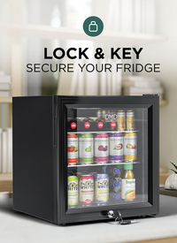 Glass Mini Fridge 50L