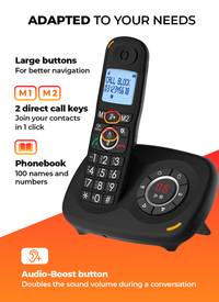 XL595 DECT Phone with Answer Machine 