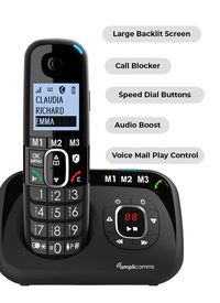 Amplicomms Big Button 1582 Duo Phone