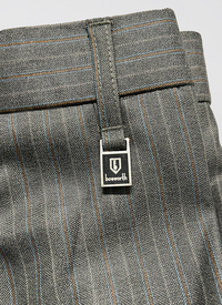 REGULAR FIT PIN STRIPE TROUSERS REGULAR FIT PIN STRIPE TROUSERS