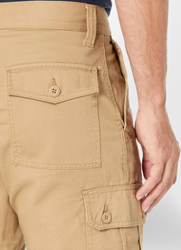 MAGIC WAIST MULTI POCKET CARGO SHORTS 