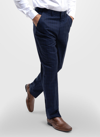 Expanding Waist Check Trouser 