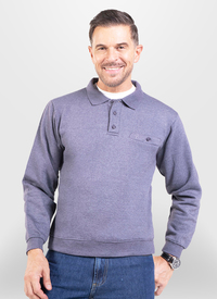 Fleece Lined 3 Button Polo 