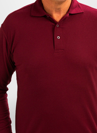 LONG SLEEVE POLO SHIRT 