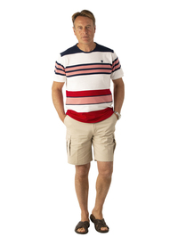 PENZANCE MULTI-STRIPED T-SHIRT 