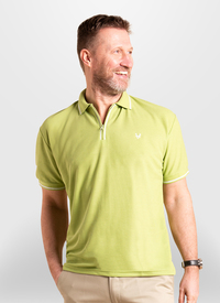 Wells 1/4 Zip Polo Shirt 