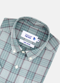 Double Two S/S Small Check Shirt 