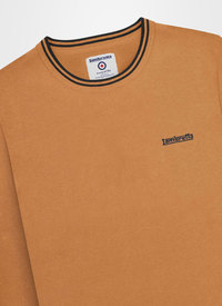 Lambretta Tipped Crew Neck Jumper Lambretta Tipped Crew Neck Jumper
