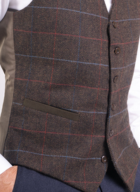 MALHAM TWEED WAISTCOAT 