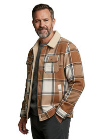 Sherpa Lined Check Jacket Sherpa Lined Check Jacket
