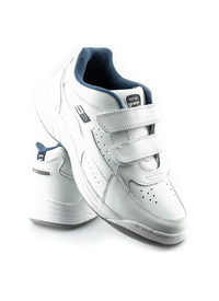 Leather Touch Fastening Trainers Leather Touch Fastening Trainers