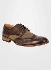 Oxford Herringbone Brogue Shoe 