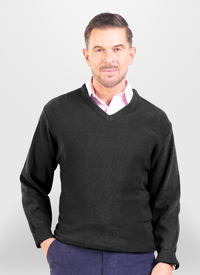 LONG SLEEVE V NECK SWEATER 