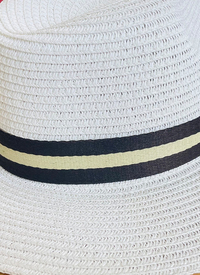 WHITE EASY PACK CRUSHABLE PANAMA HAT 