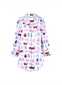 PARIS LADIES CAT NIGHTSHIRT 