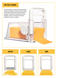 Jolliman's All-in-One Stay Fresh Cheese Storer & Grater