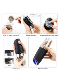 Electric Gravity Salt/Pepper Grinder