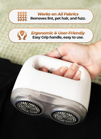 Double Power USB Rechargeable Lint Remover