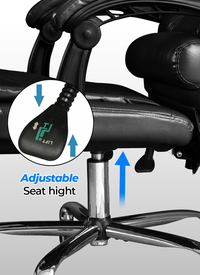 First Class Office Recliner and Footstool