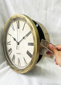 Secret Safe Wall Clock