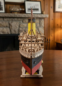 Vintage Titanic 3D Wooden Model Puzzle