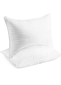2 PACK HOTEL QUALITY HOLLOWFIBRE PILLOWS 