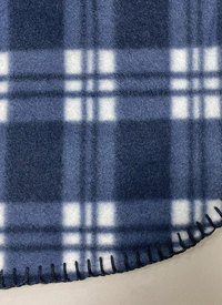Polar Checkered Fleece Throw 
