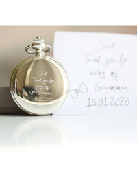 DUAL OPEN POCKET WATCH - OWN HANDWRITING