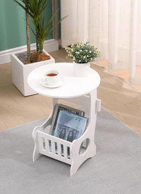 PVC Universal Table with Magazine Holder