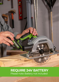 Greenworks 24V Brushless 184mm Circular Saw (