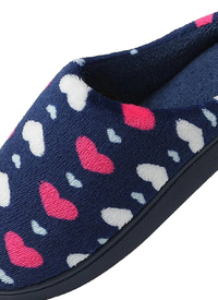 Ladies Heart Design Slippers 
