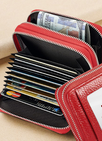 Ladies Rfid Leather Purse 