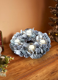 LED Wreath Candle Holders LED Wreath Candle Holders