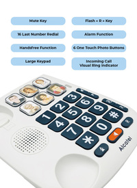 Alcatel TMax 10 Big Button Corded Phone