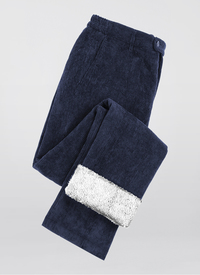 Sherpa Fleece Elastic Corduroy Trousers Sherpa Fleece Elastic Corduroy Trousers
