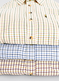 100 Cotton Tattersall Long Sleeve 