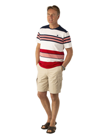 PENZANCE MULTI-STRIPED T-SHIRT 