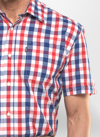 Holkham Short Sleeve Checked Shirt 