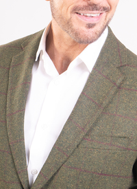 Tweed  Wool Check Blazer 