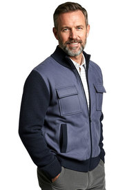 Zipped Chenille Cardigan 