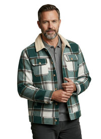 Sherpa Lined Check Jacket 