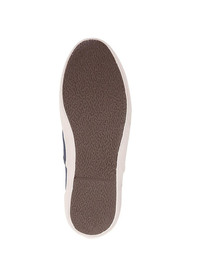 Navy Denim Canvas Slip On Shoes Navy Denim Canvas Slip On Shoes