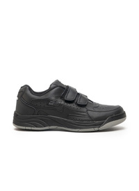 Leather Touch Fastening Trainers 