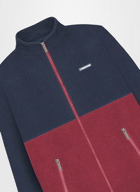 Contrast panel Polar fleece Contrast panel Polar fleece