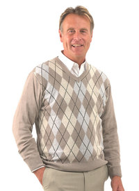 ARGYLE PATTERN SWEATER 