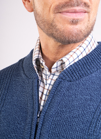 Diamond Design Full Zip Cardigan 