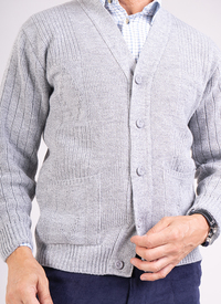 Diamond Design Button Cardigan 