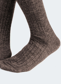 KNEE HIGH LAMBS WOOL LYCRA SOCKS