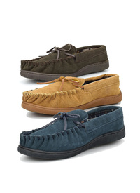 Suede Moccasin Slippers Suede Moccasin Slippers