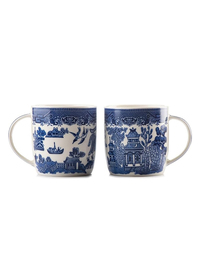 Blue Willow Mugs (Pack of 2)